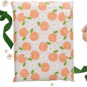 20 Peach 10x13 designer poly mailer